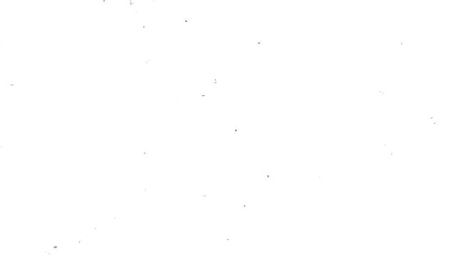 Old filmgrain Overlay Texture. Black dots and small scratches on the white screen. Grunge Texture Overlay, Animated Dust Effect white background 4K video