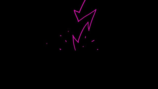 Against a dark background, various lightning flashes or electrical surges occur.