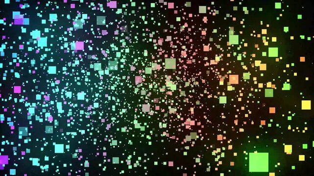 Christmas, stars, design, color, motion, decoration, night, holidays, light, snow, pattern, illustration, blue, glow, space, snowflakes, winter, vector, celebration, glowing, black, bright, particles,