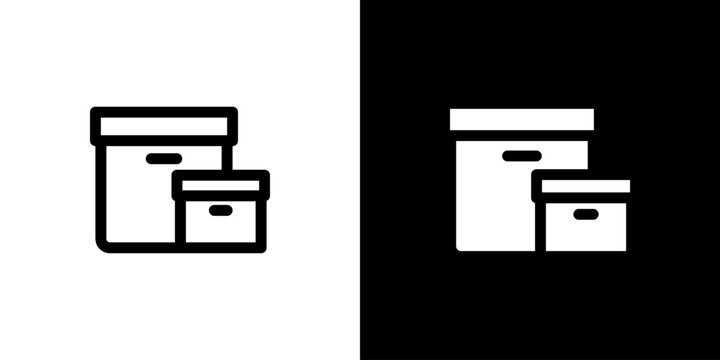 Product icon concept with flat Black White Background. Vector illustration.