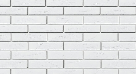Obraz premium Pristine white masonry surface with rustic brickwork pattern, seamless industrial block texture for architectural interior design, modern minimalist stone facade backdrop.