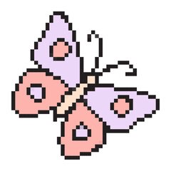 Fototapeta premium pixel_easter_butterfly-1