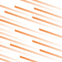 Abstract Orange Diagonal Lines on White Background.