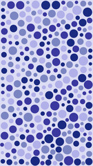 Abstract Purple and White Circle Pattern Background.