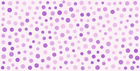 Purple and Pink Polka Dot Abstract Background.