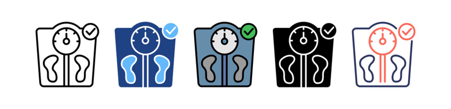 Weight Management multiple icon