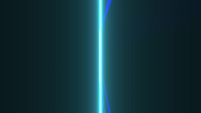 Bright glowing light beams animation