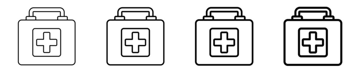 Fototapeta premium Mental Health Awareness Icon Set Different Style Collection