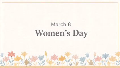 International Women's Day floral design
