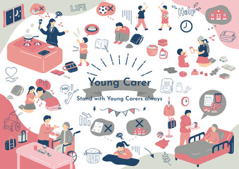 家族を支えるヤングケアラー