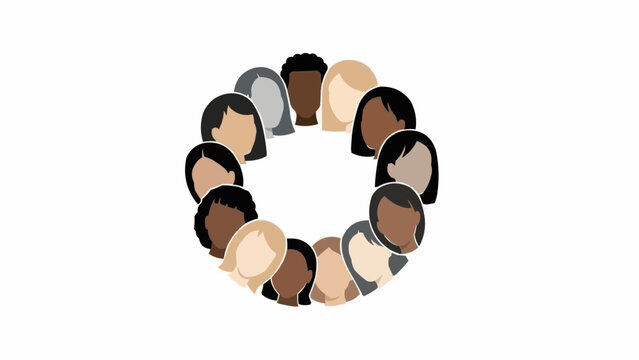 Diverse skin tones and makeup shades.