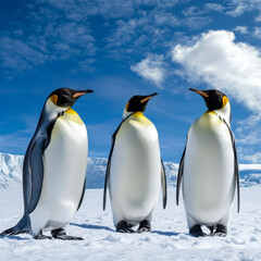 Obraz premium Emperor Penguins in Antarctica