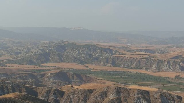 paesaggio della Basilicata, nel sud Italia