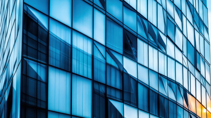 Fototapeta premium Close-Up Of Modern Office Buildings