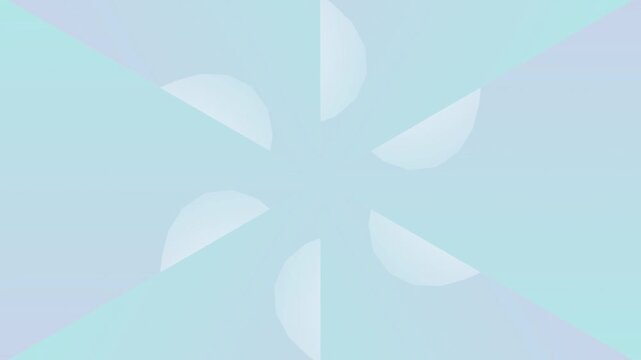 abstract geometric shapes forming a stylized floral pattern with soft pastel colors and delicate white accents in a modern design concept