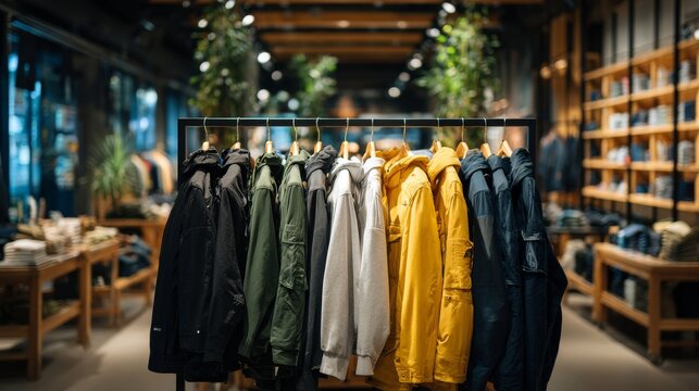 Clothing Store Interior Display.