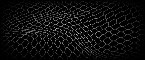 Black wired mesh texture isolated on white background. Metallic or fabric fence, cage or lattice structure. vector eps10. © Hendra