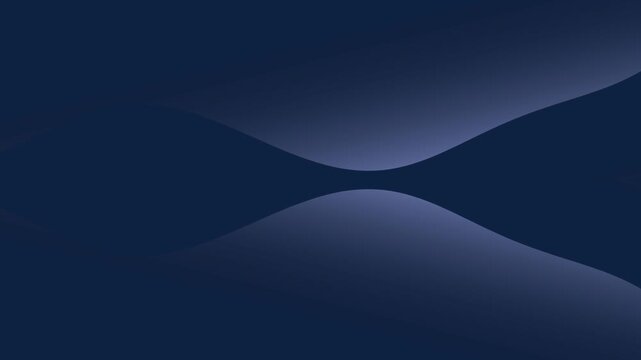 Abstract Blue Wave Shapes in Deep Night Tones.