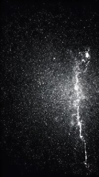 Galactic explosion in deep space.