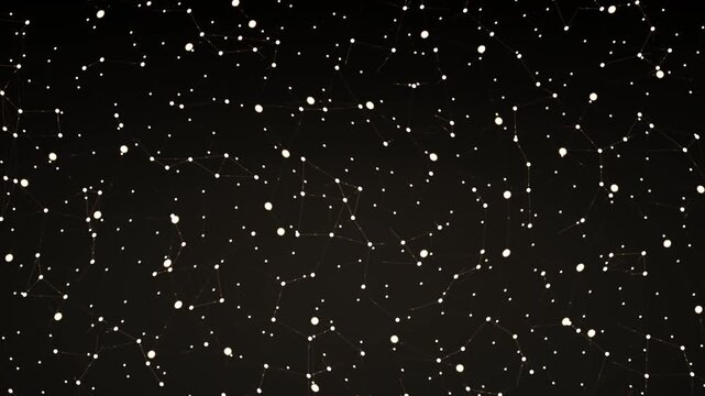 Starlit Night Sky Frames Show Distant Cosmos.