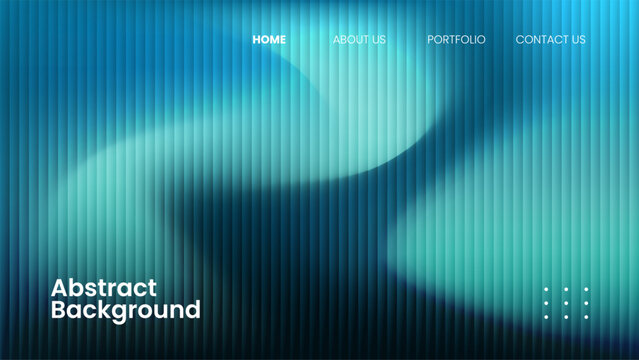 Rippled glass texture background, with a blend of dark green and light green gradient colors, turquoise. Futuristic, modern, and minimalist vertical elements for interfaces, websites, and social media