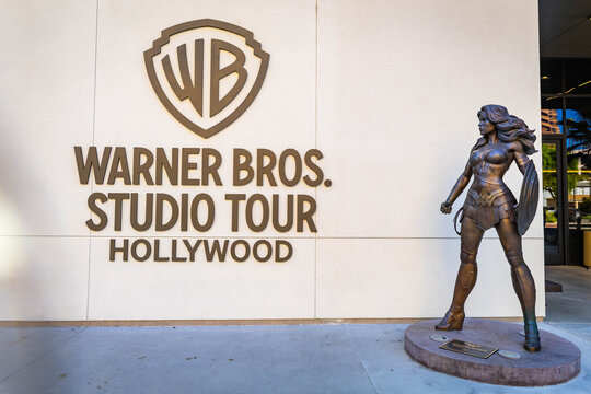 Warner Brothers Studio Tour Entrance Sign Hollywood
