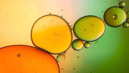 Vibrant liquid spheres with warm gradient lighting