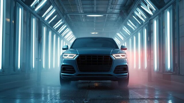 Premium SUV presentation for vehicle marketing and product launch