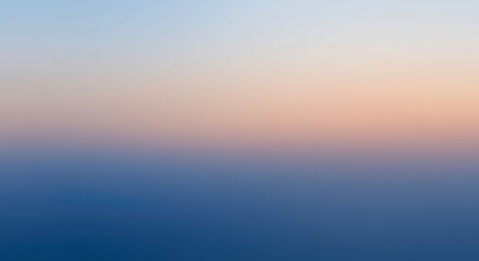 Obraz premium Smooth transition of colors in gradient from dark blue to light beige for backgrounds
