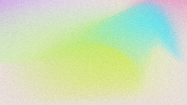 Soft abstract gradient background with pastel hues of yellow, green, blue, pink, and purple, smooth blending for a calming effect, perfect for modern design, digital art, and creative projects.