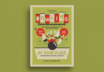 Bowling Tournament Flyer
