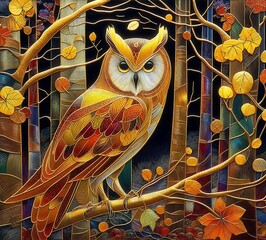 owl on a branch