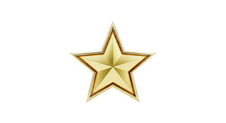 Obraz premium Shiny Golden Star