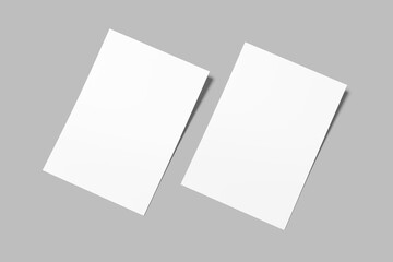 Fototapeta premium A4 Flyer Blank Mockup
