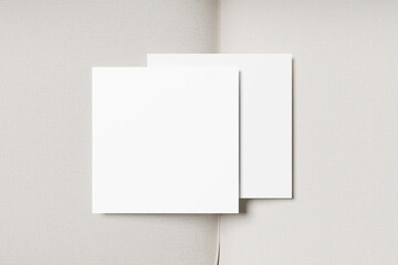 Fototapeta premium Realistic Business Card Blank