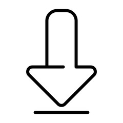 Obraz premium Download Icon Design