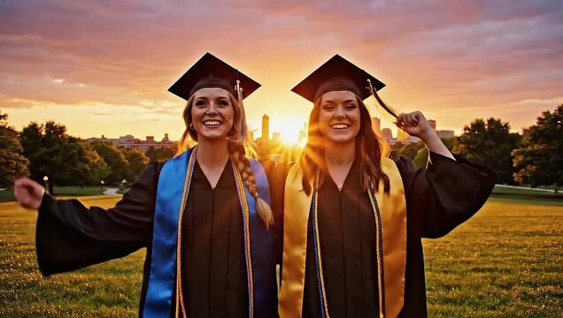 Two Graduates In Gowns Images – Browse 4,674 Stock Photos, Vectors, and ...