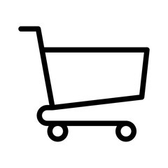 shopping cart line icon © notivestudios