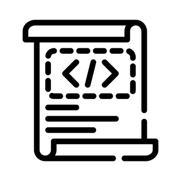 code snippet line icon