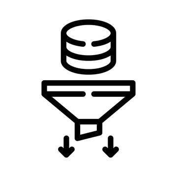 data filter line icon