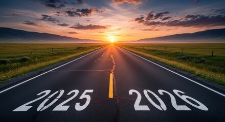 Sunrise over the road to 2026