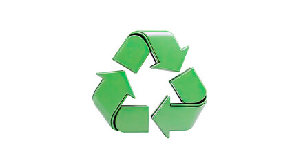 Obraz premium Green recycling symbol