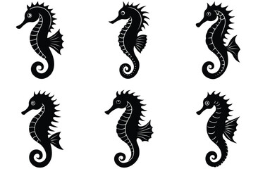 Obraz premium Mystic set of snakes silhouette. Snake wrapped around the crescent moon. Boho modern hand drawn design elements for logo and branding.