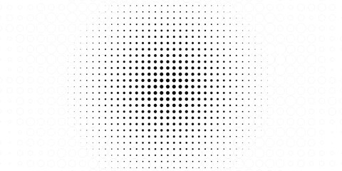 Abstract background with circles and halftone dots pattern. vector illustration