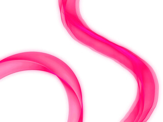 Neon Pink Brush Strokes on transparent Background