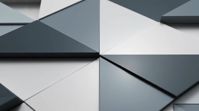 Abstract geometric surface with triangle pattern in shades of gray