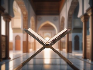 Islamic concept. Holy Quran book