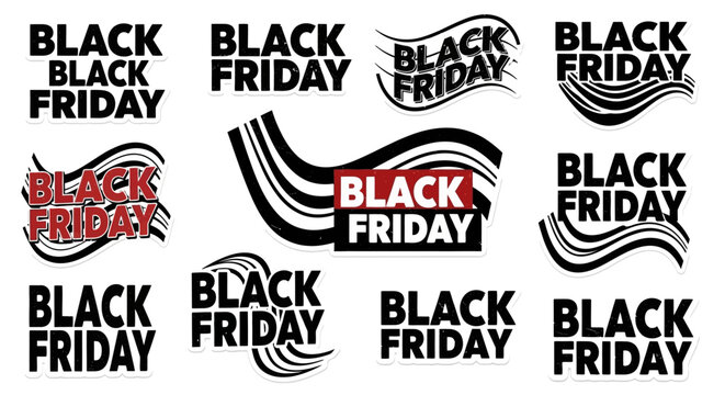 Black Friday Sale Logos and Designs Collection