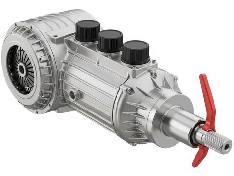 Advanced electric motor with control knobs