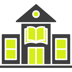 Library Building Icon